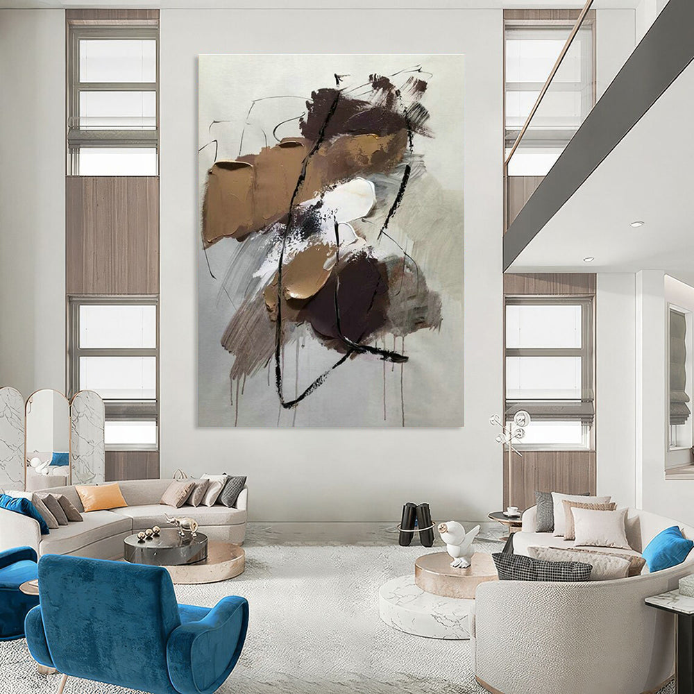 Hand-Crafted Abstract Wall Decor for Cottage Living Room & Bedroom DLZ1656