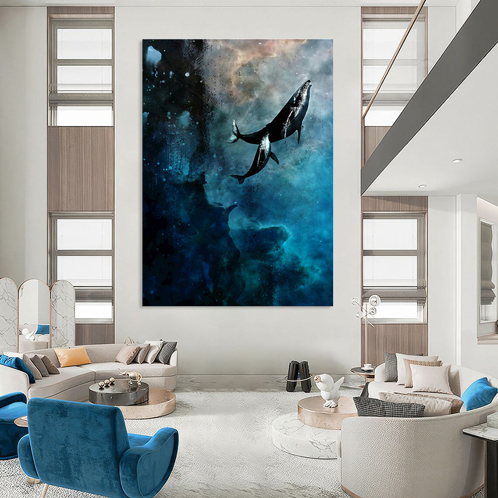Hand - Painted Custom Abstract Murals for Hallway Archway Cornice Molding & Entryway Mailbox Door Hinges DLZ0940