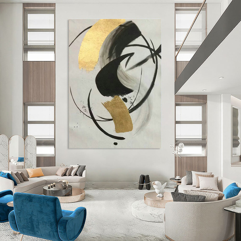 Monumental, Augmented - Reality Custom Abstract Art for Office Innovation DLZ0468