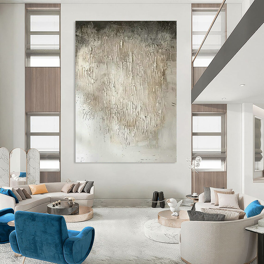 Custom Hand-Painted Abstract Painting for Cottage Living Room Candle Holder Wall & Bedroom Incense Burner Niche DLZ1754