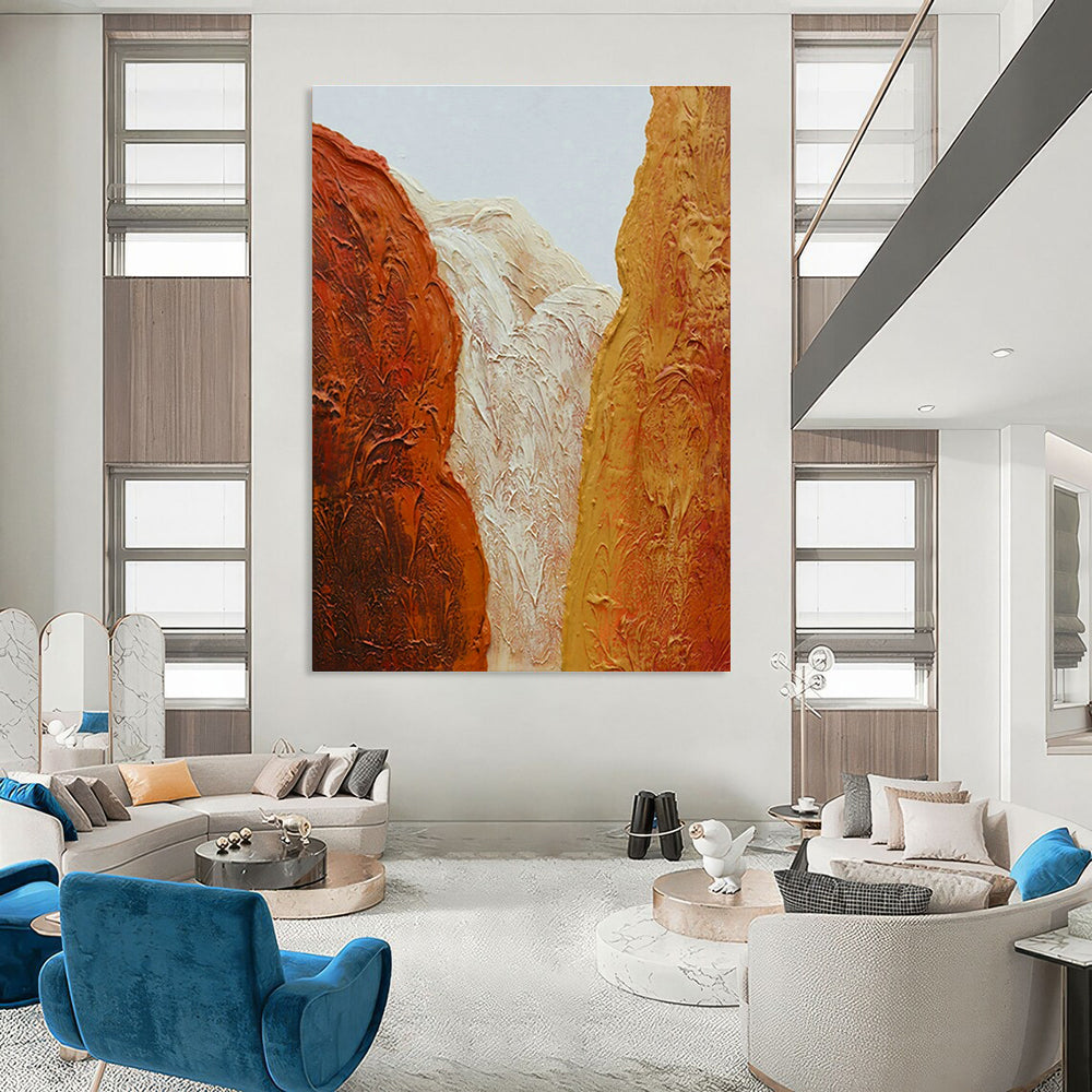 Handmade Abstract Wall Art for Living Room and Cottage Office DLZ1493