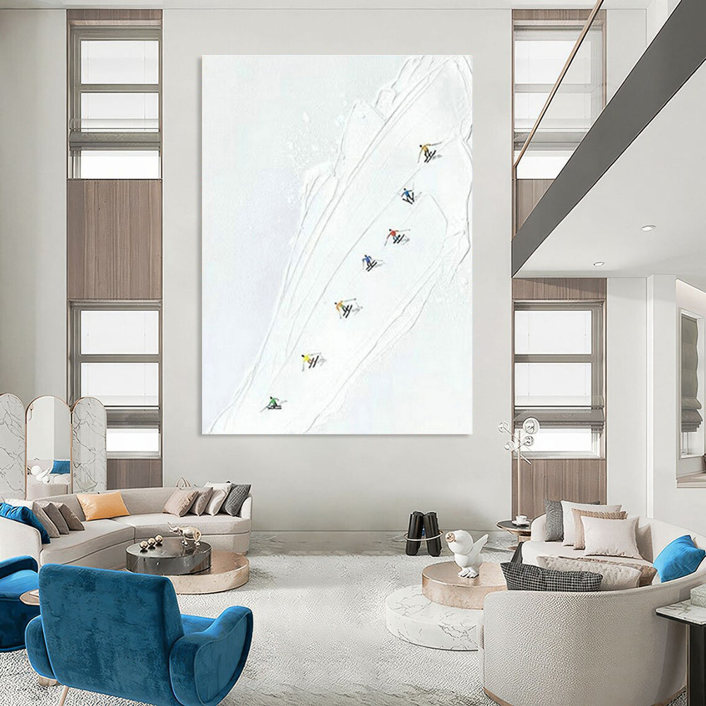 Handmade Abstract Wall Art for Cottage Living Room and Cottage Office DLZ1613