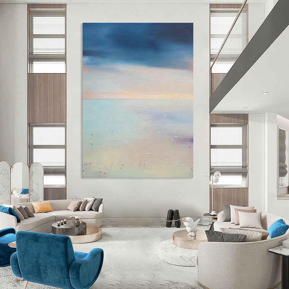 Custom Abstract Murals for Cottage Bedroom Balcony Wind Chimes & Office Cubicle Partition Clips DLZ0932