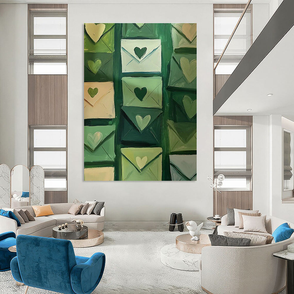 Extra - Vast Hand - Painted Abstract Canvases for Bedroom Dressing Areas & Cottage Hallway Benches DLZ0687