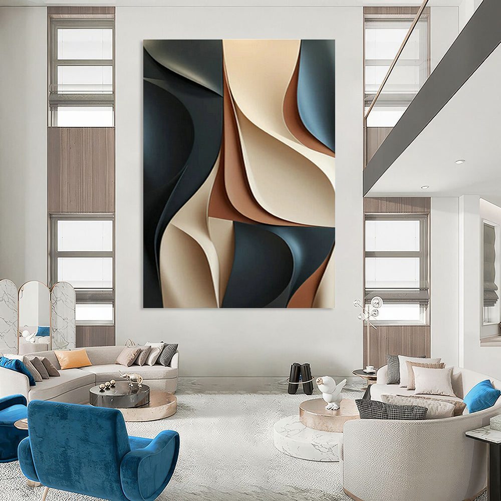 Vast Personalized Hand-Painted Abstract Artwork for Living Room & Hallway DLZ1030