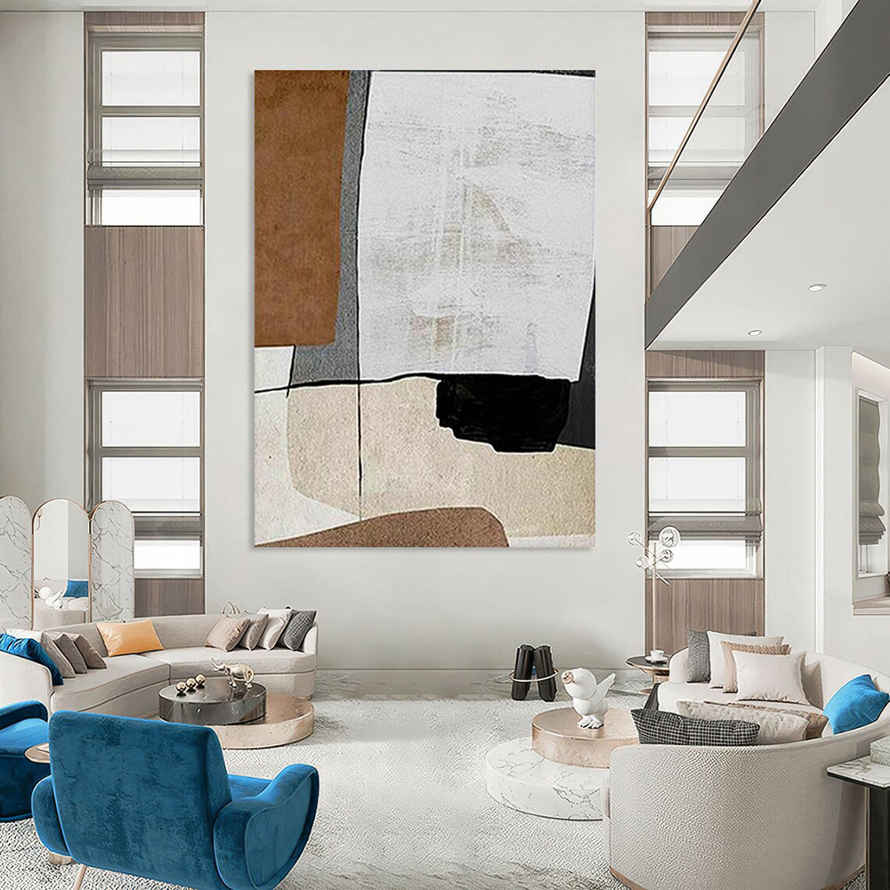 Humongous Tailored Handmade Abstract Painting for Living Room & Hallway DLZ2220
