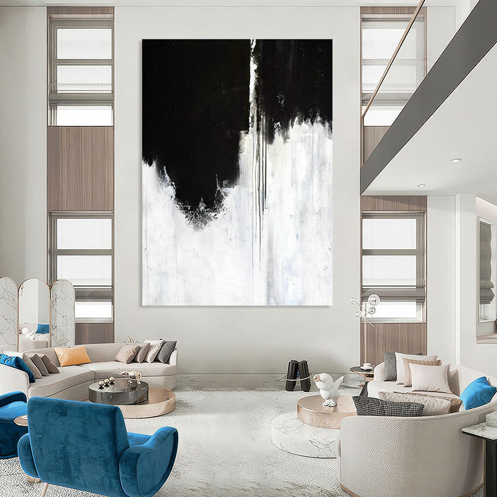 Giant, Custom - Fit Hand Painted Abstract Art for Dining Room & Living Room DLZ2053
