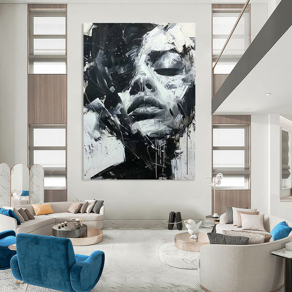 Handmade Abstract Wall Art for Office and Cottage Hallway DLZ1553
