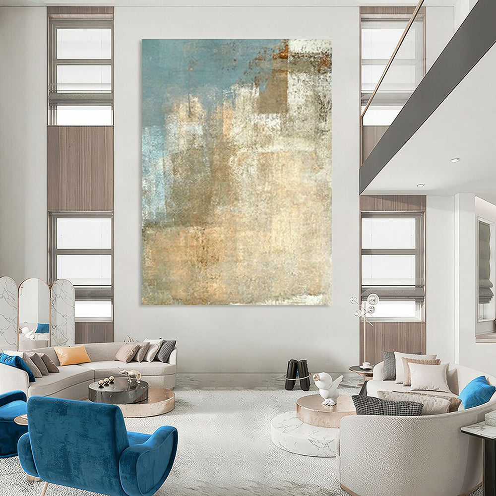 Large - Scale Hand - Painted Abstracts for Hallway Vaulted Ceiling Medallions & Cottage Outdoor Kitchen Sink Aprons DLZ0892