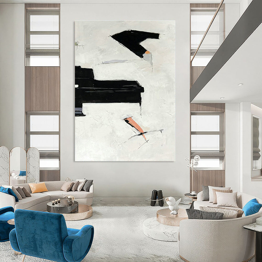 Extra - Vast - Extreme, Hydrophobic and Oleophobic Custom Abstract Panels for Hallway Practicality DLZ0508