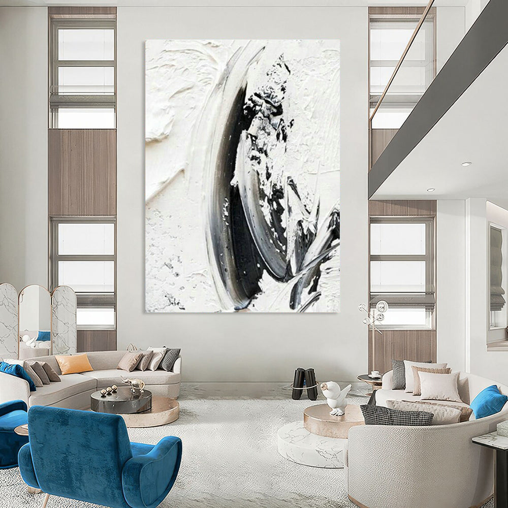 Customization of Large - sized Hand - Painted Abstract Paintings for Living Room, Become the Focal Point of the Space DLZ0372