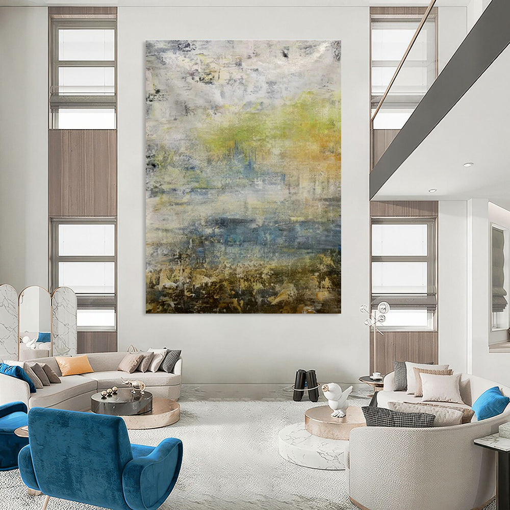 Extra - Vast Hand - Painted Abstract Canvases for Hallway & Dining Room DLZ0551