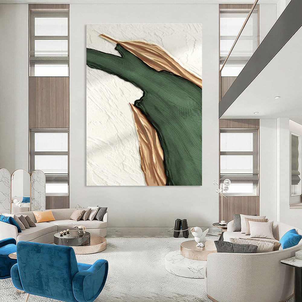 Enormous Magnitude Custom-Formulated Hand Painted Abstract Wall Art for Dining Room & Hallway DLZ2207