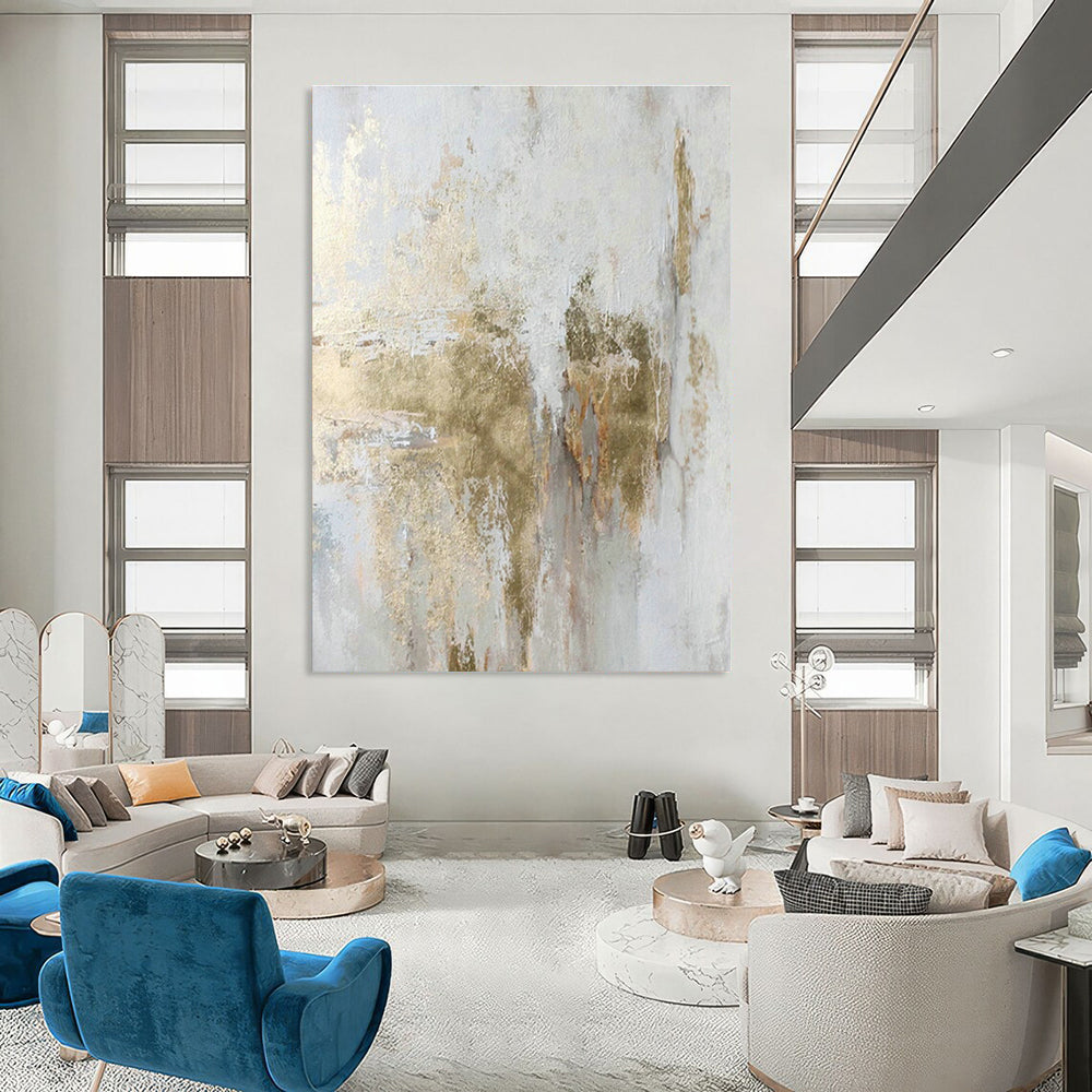 Gigantic Custom Abstract Paintings for Living Room Sophistication DLZ0395