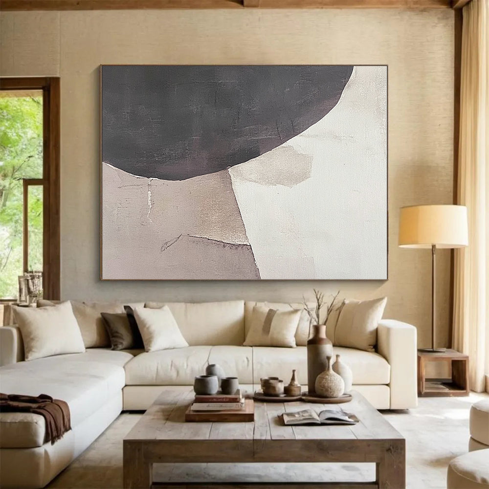 Gray Beige Abstract Forms GER846