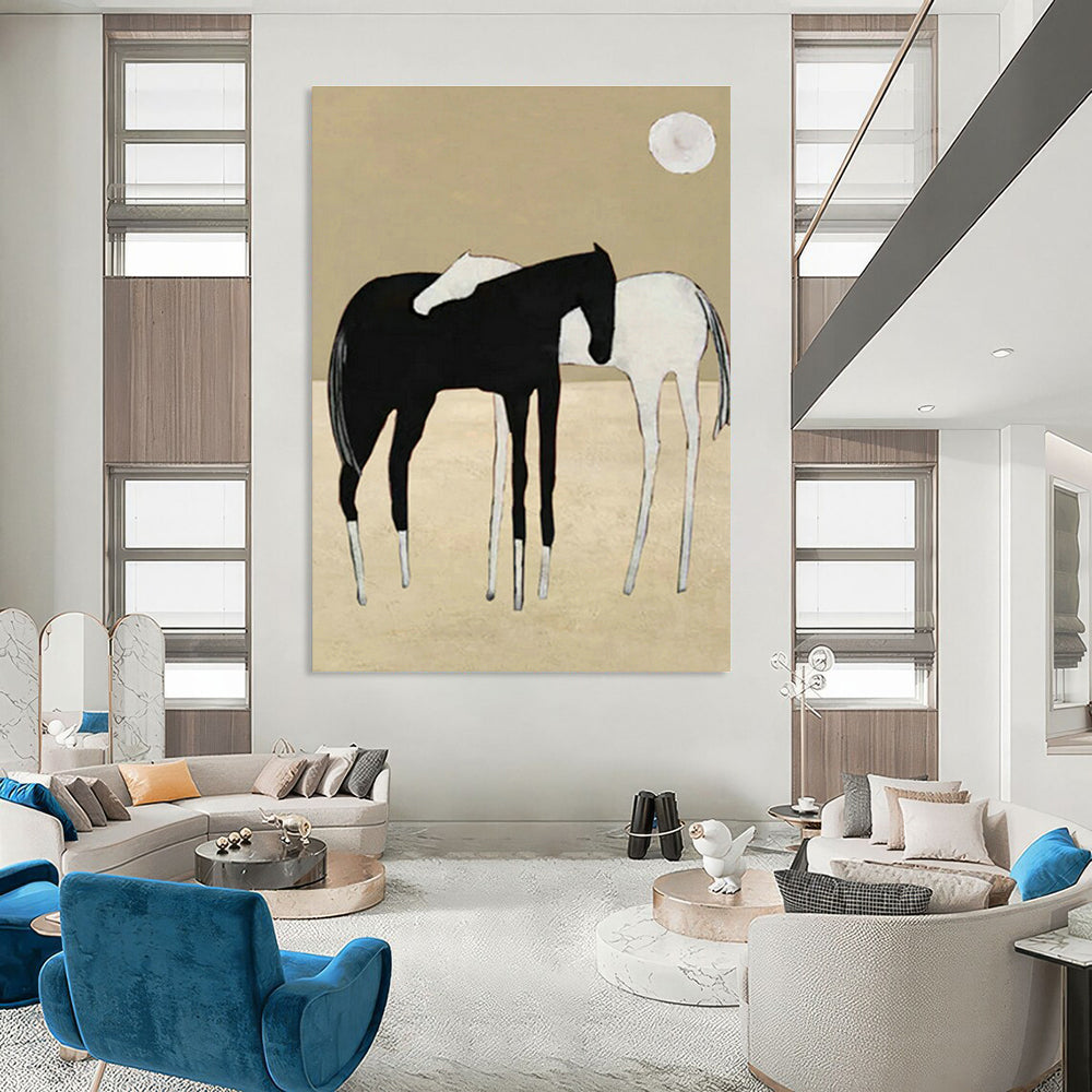 Hand - Painted Abstract Wall Art Trios for Cottage Hallway & Entryway DLZ1417