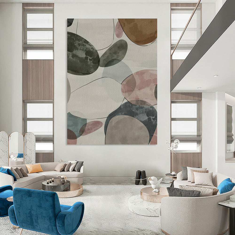 Colossal Tailored Abstract Canvas for Cottage Office & Entryway DLZ1164
