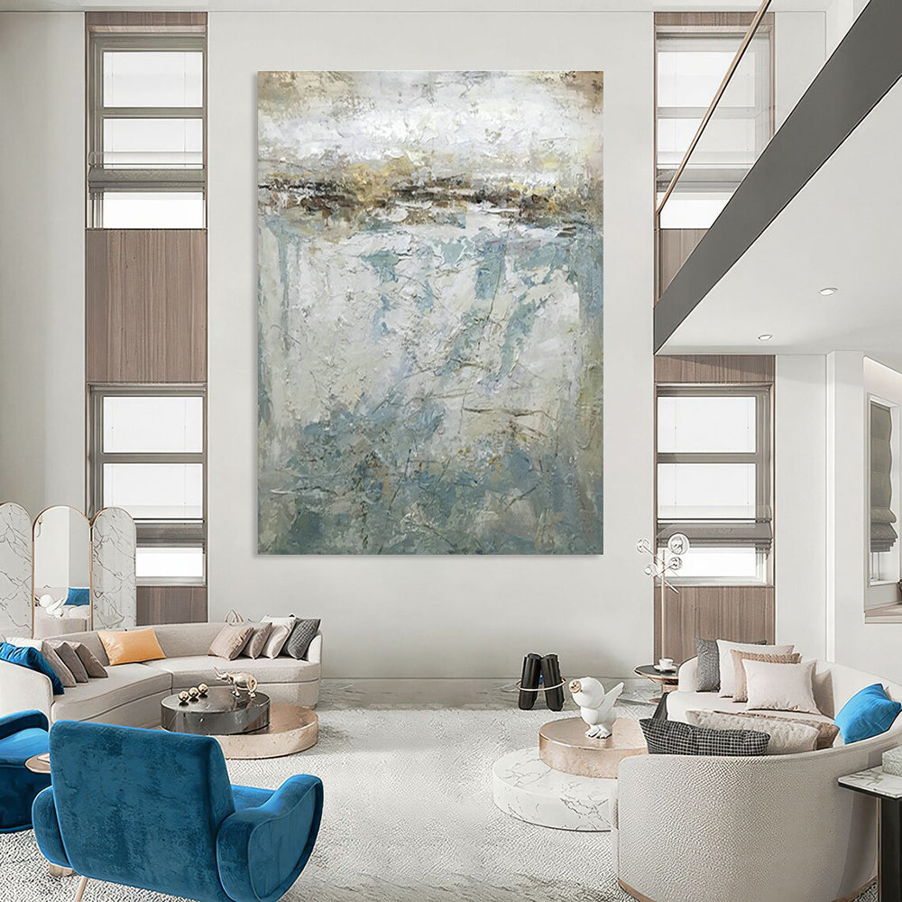 Massive Abstract Hand - Painted Art for Dining Room & Entryway DLZ0561