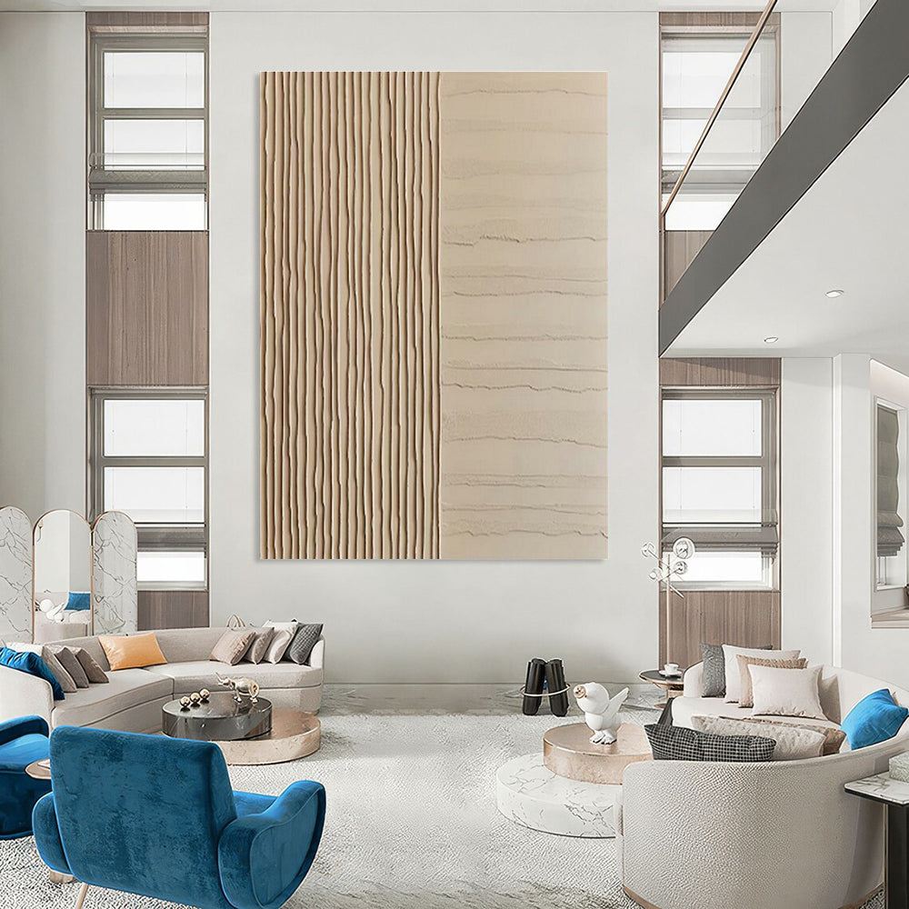 Ginormous Custom-Designed Handmade Abstract Wall Art for Cottages & Living Room DLZ2178