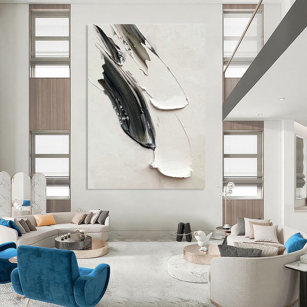 Custom Hand-Painted Abstract Decor for Office & Bedroom Alcove DLZ2369
