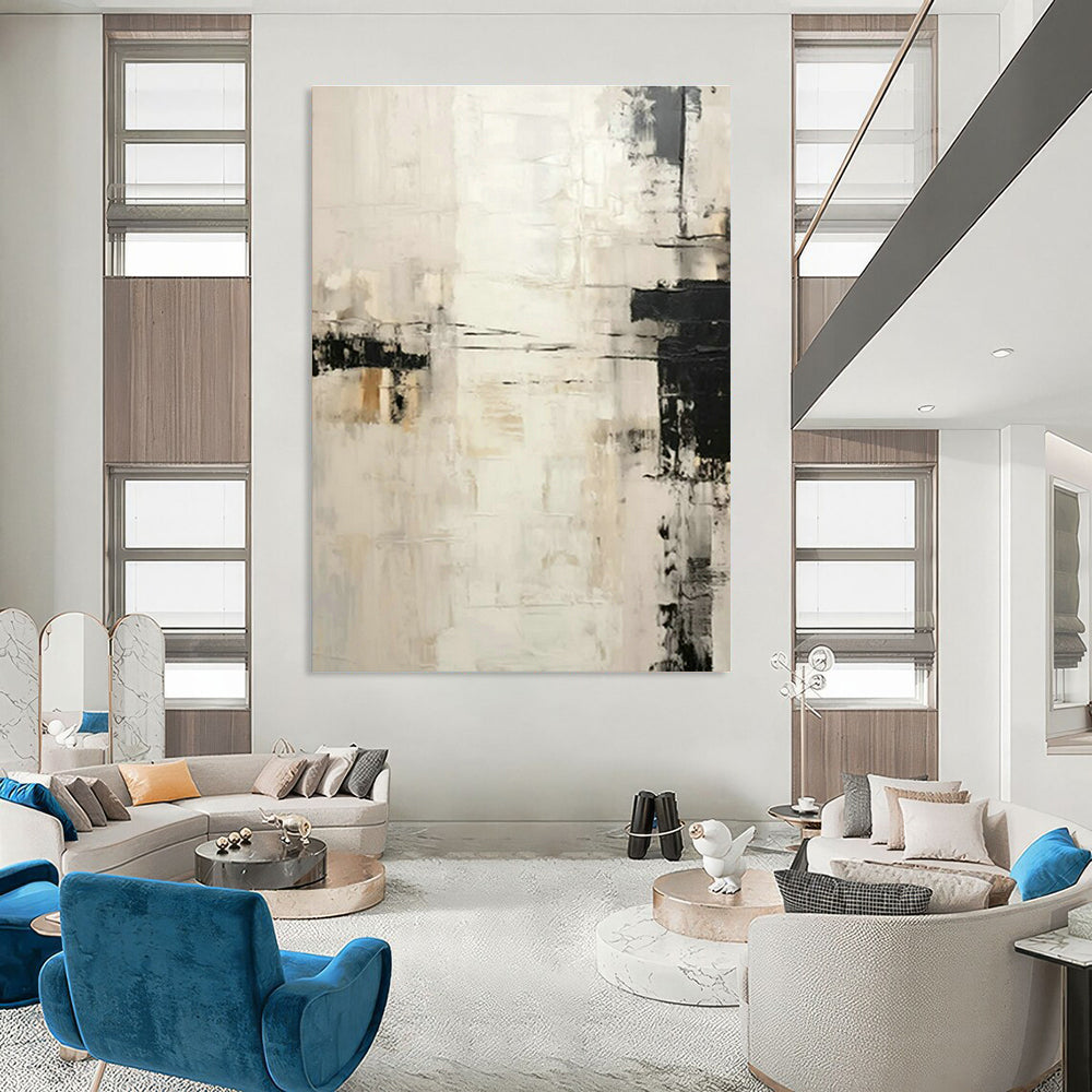 Handmade Abstract Art for Cottage Office Phone Booth Niche and Hallway Charging Station Wall DLZ1723
