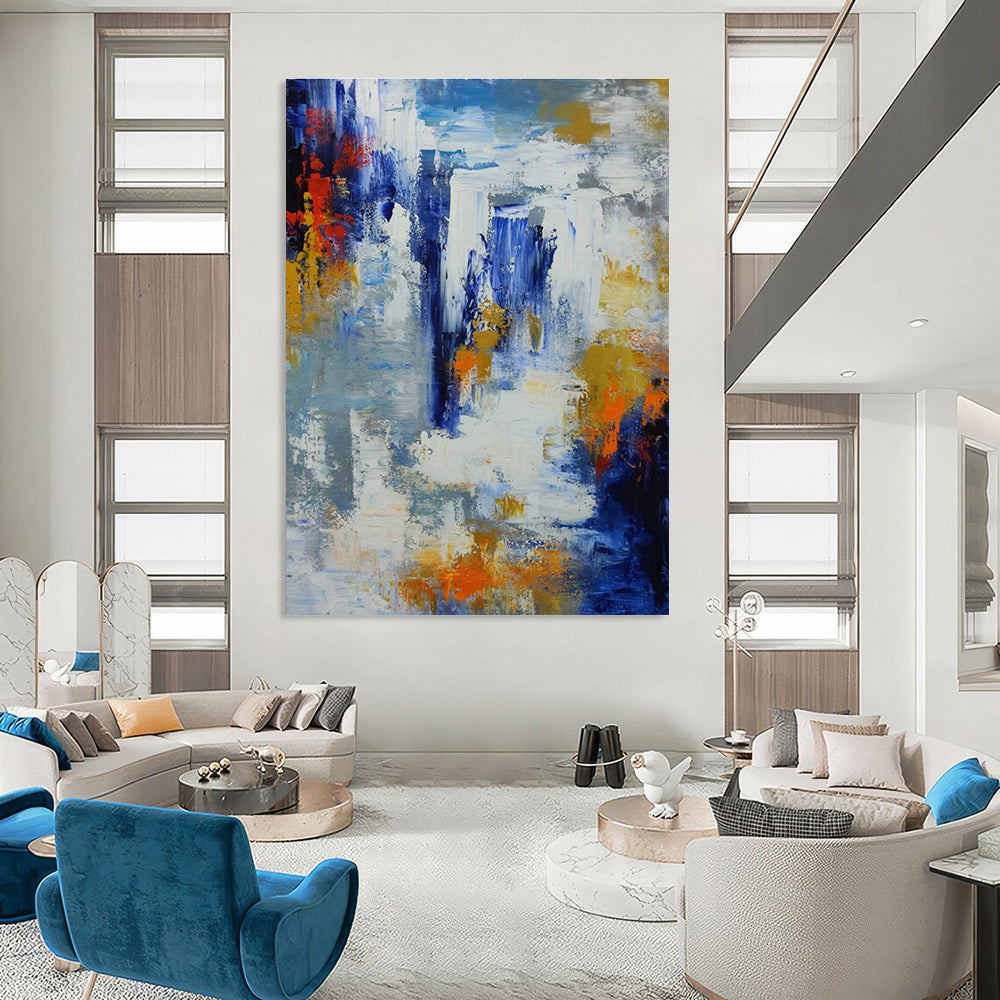 Handmade Grand Abstract Canvas for Bedroom & Living Room DLZ1345