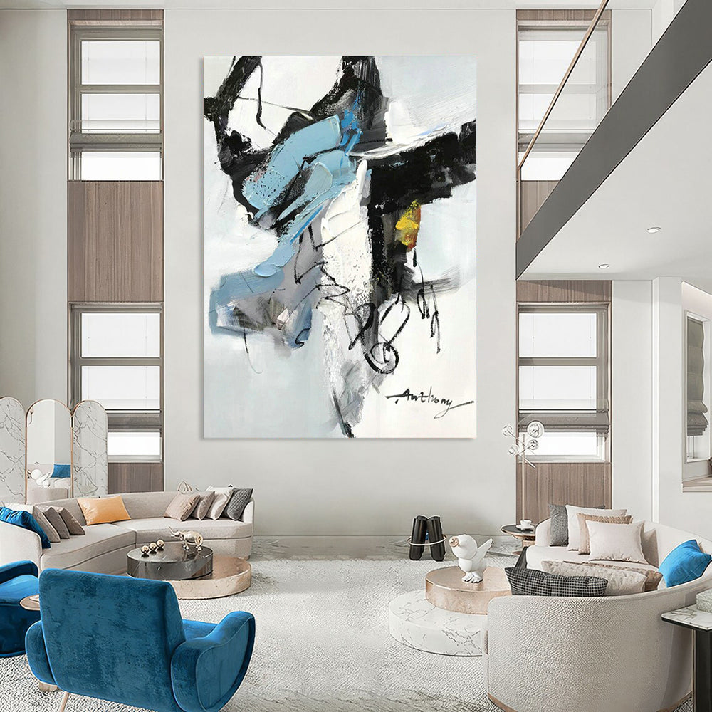 Oversized Abstract Murals for Office Training Rooms and Bedroom Reading Nooks DLZ0792