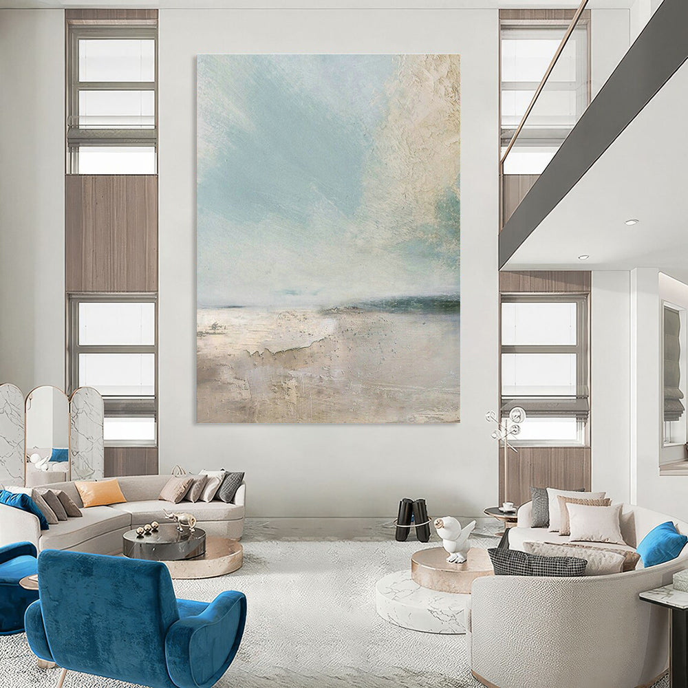 Immense Custom-Created Hand Painted Abstract Artwork for Bedroom & Office DLZ2068