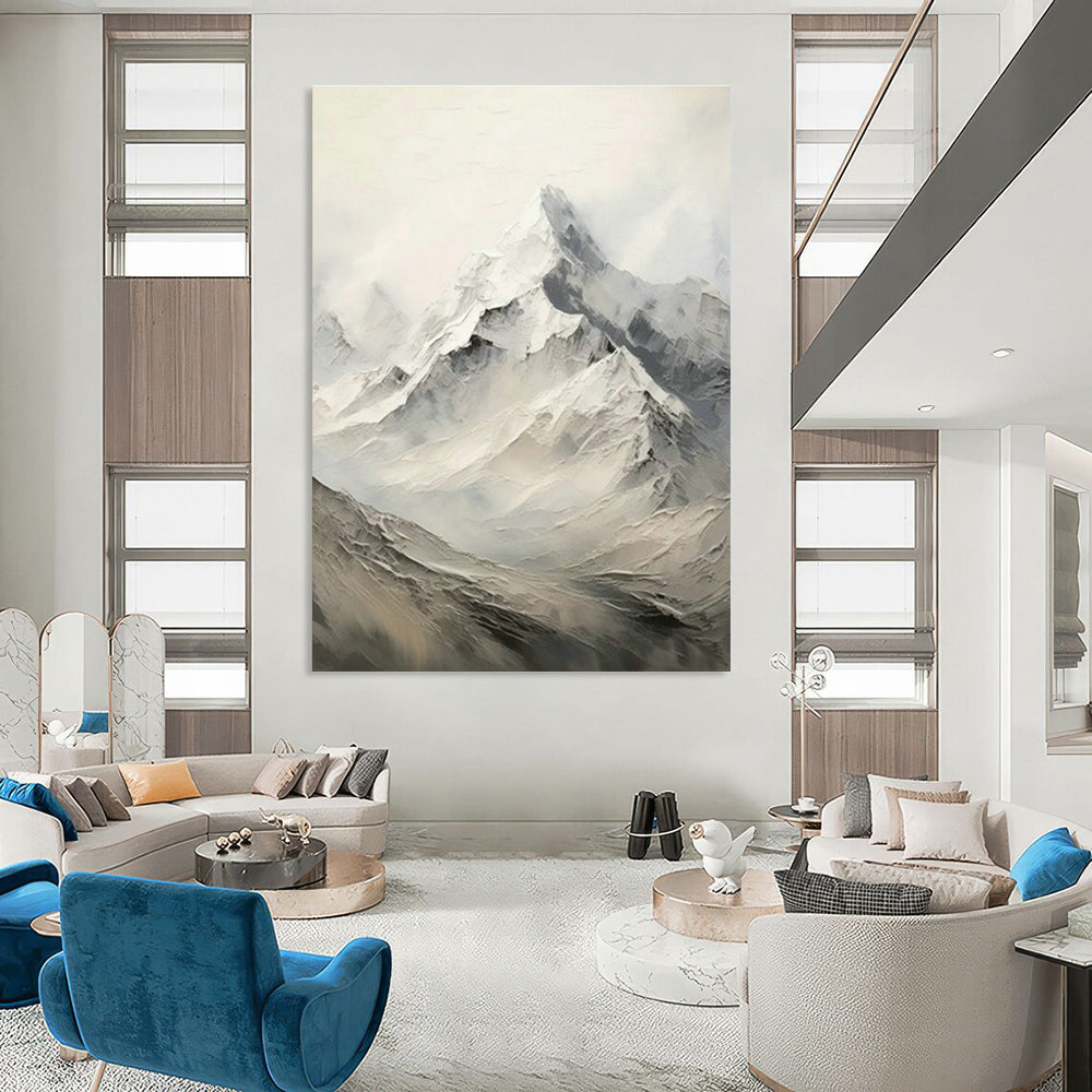 Immense Custom-Painted Abstract Art for Hallway & Living Room DLZ1263