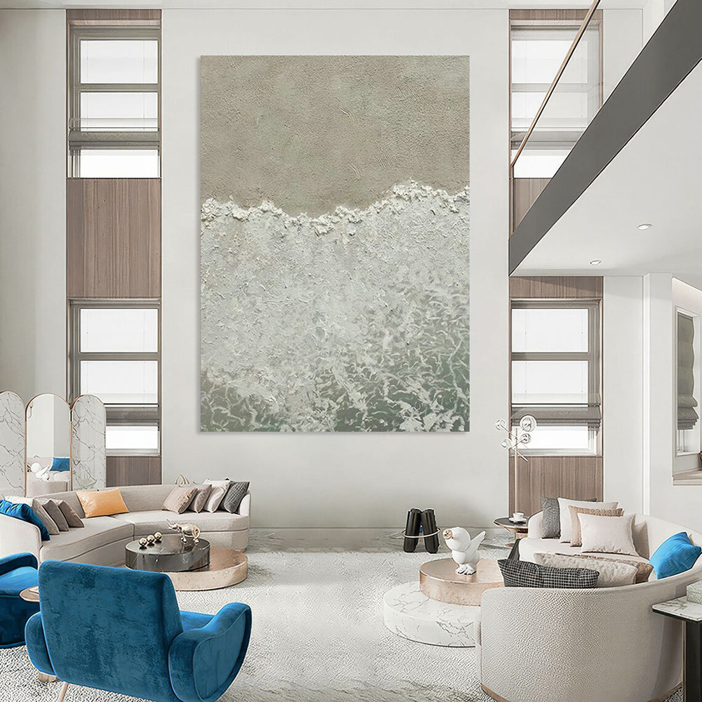 Custom - Made Extra Large Abstract Art for Living Room & Entryway DLZ1134