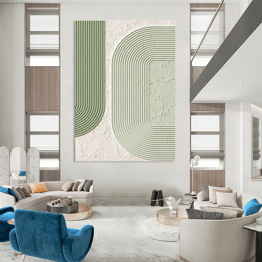 Extra-Gigantic Custom-Crafted Handmade Abstract Painting for Bedroom & Dining Room DLZ2193
