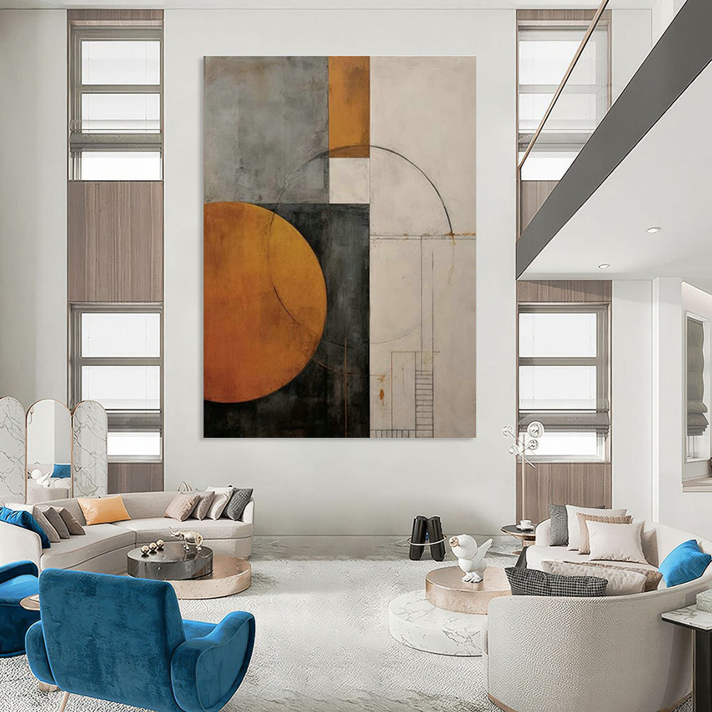 Tremendous Made - to - Measure Hand Painted Abstract Wall Decor for Bedroom & Living Room DLZ2121