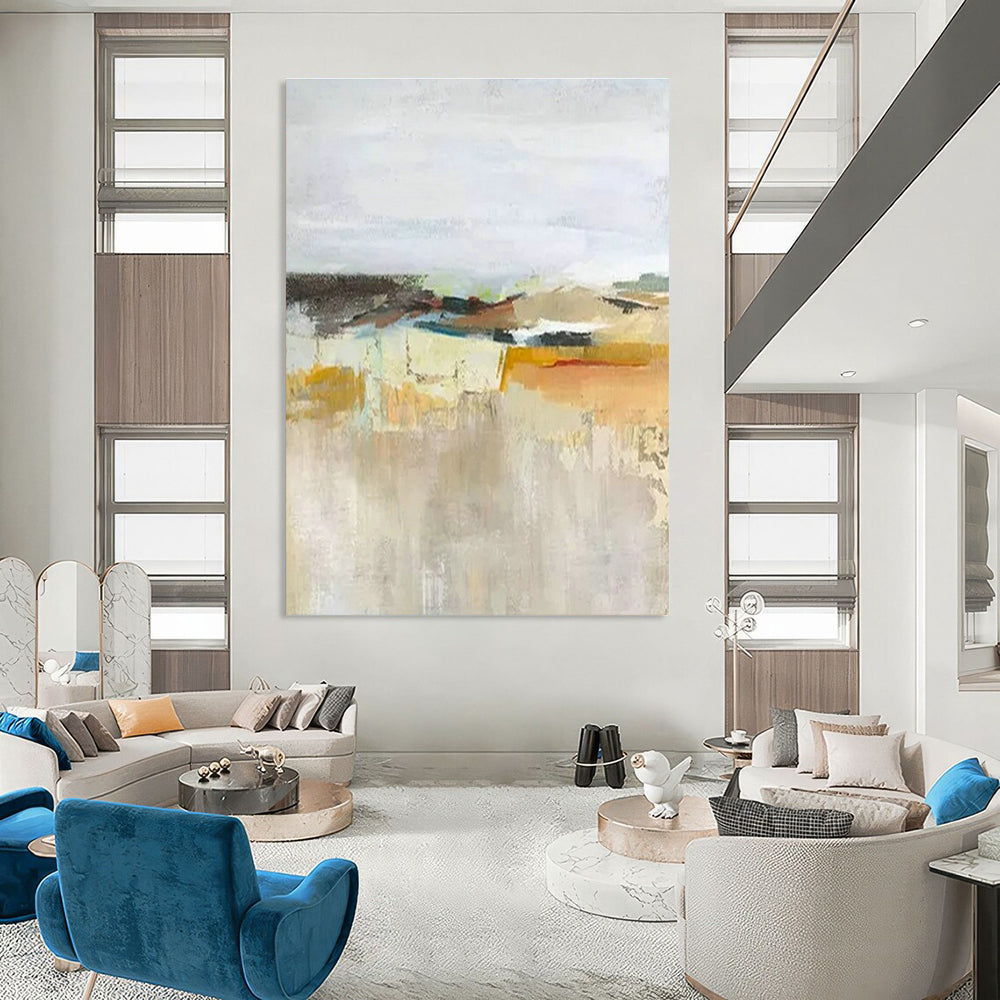 Handmade Abstract Wall Art for Bedroom and Living Room DLZ1823