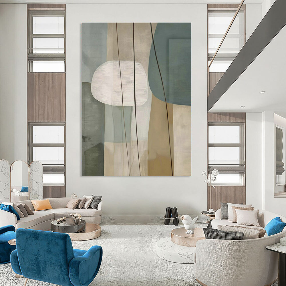 Large Customizable Handmade Abstract Wall Decor for Living Room Fireplace Mantel and Bedroom Headboard Wall DLZ1953