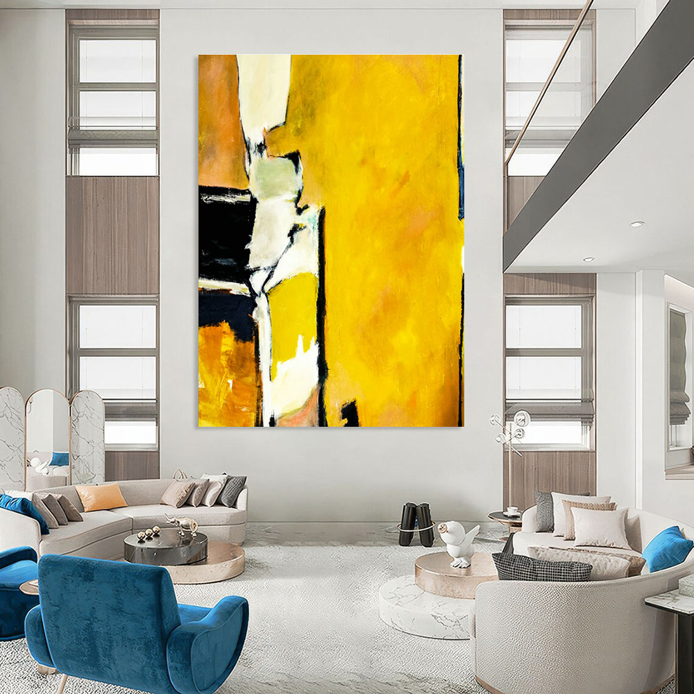 Gargantuan - Format Custom Abstract Painting for Entryway & Dining Room DLZ1108
