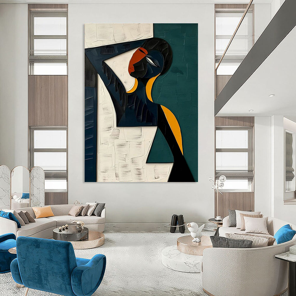 Big Custom - Formulated Handmade Abstract Art for Living Room and Office DLZ2166