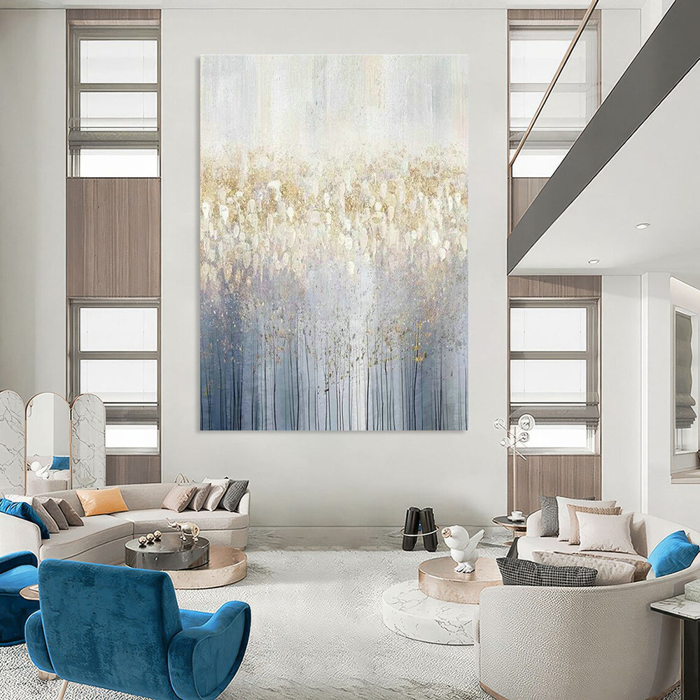 Oversized Abstract Paintings for Living Room Home Theater Projector Screens & Office Copy Machine Control Panels DLZ0930