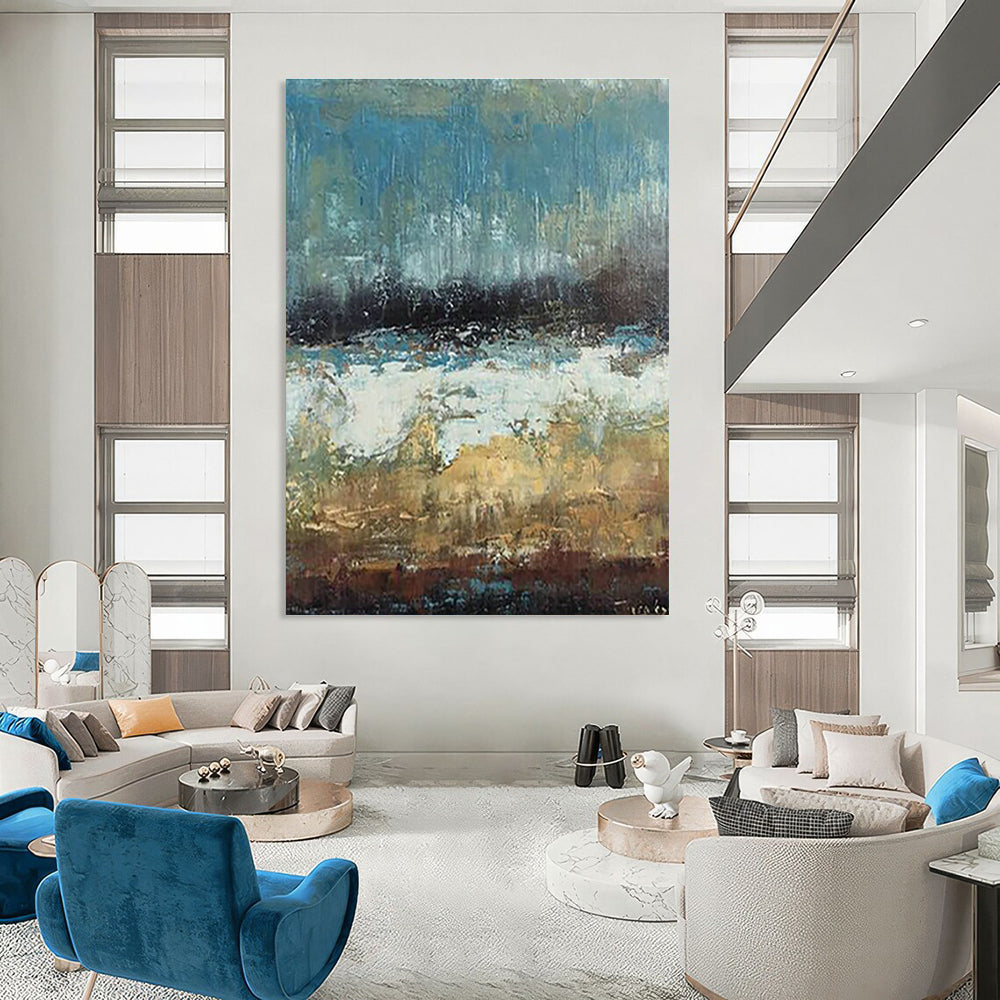 Abstract Hand - Painted Canvases for Living Room and Dining Room DLZ0638