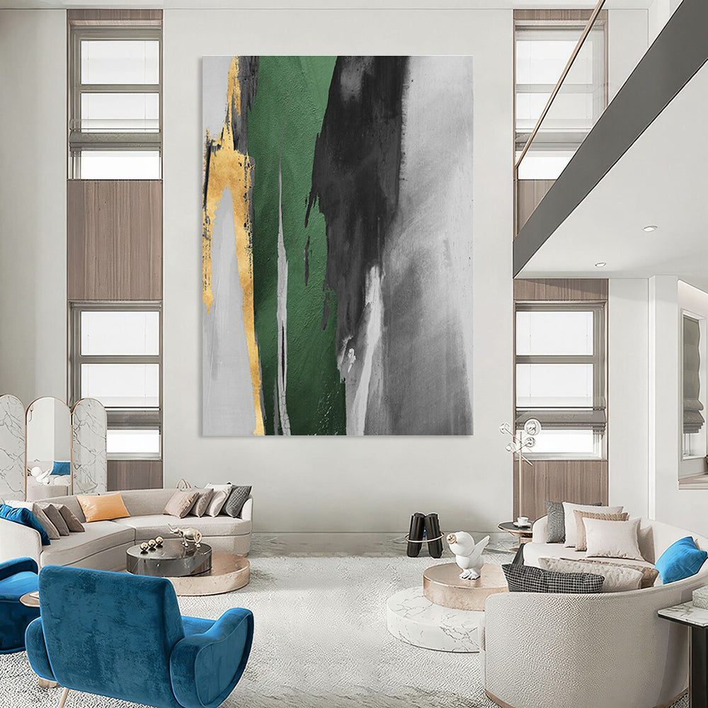 Monumental Custom - Designed Hand Painted Abstract Canvas for Office & Living Room DLZ2222