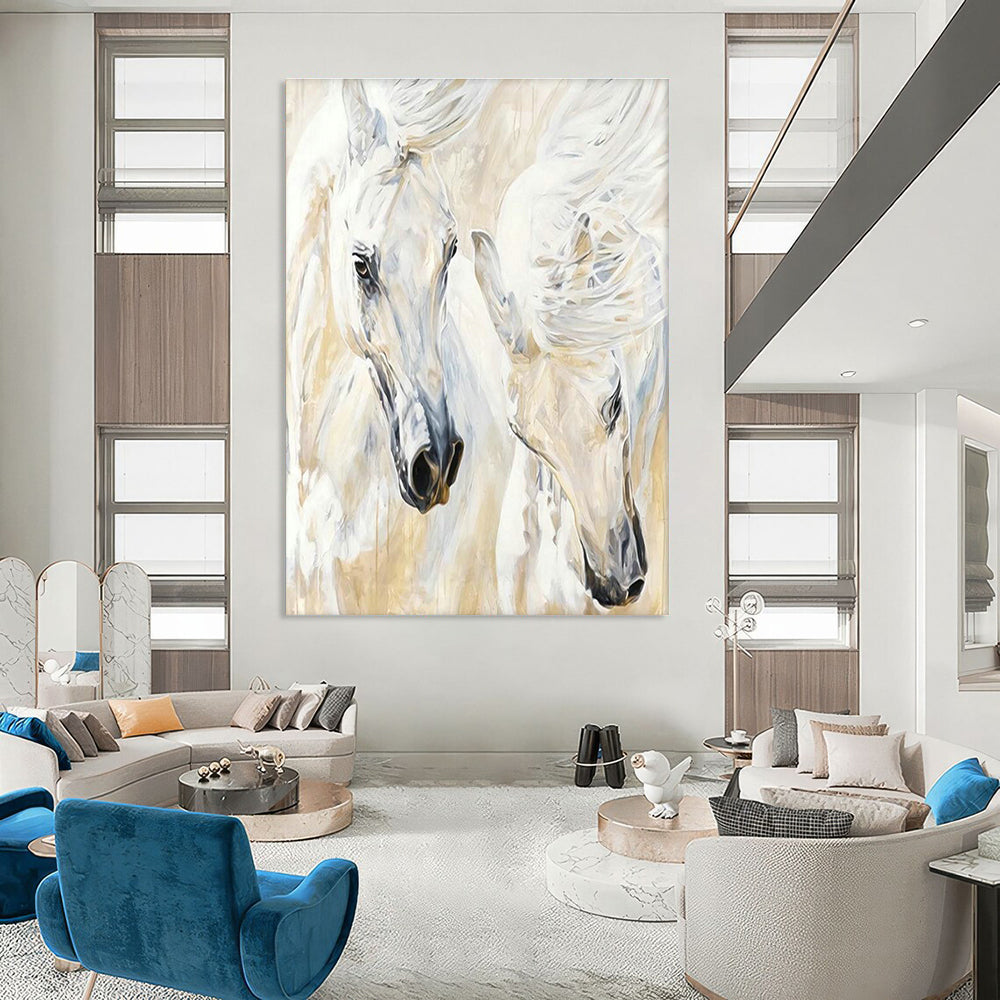 Handmade Abstract Masterpiece for Cottage Office & Living Room DLZ2341