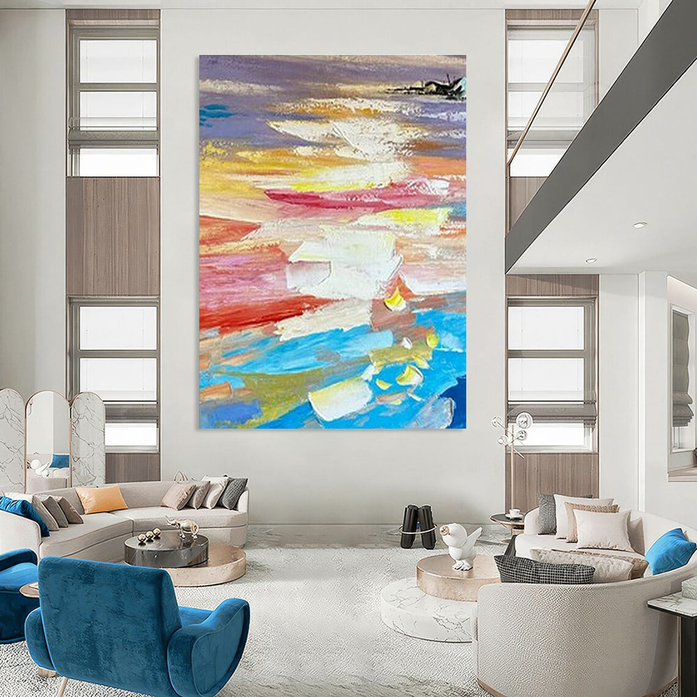 Hand-Crafted Abstract Decor for Bedroom and Cottage Office DLZ1601