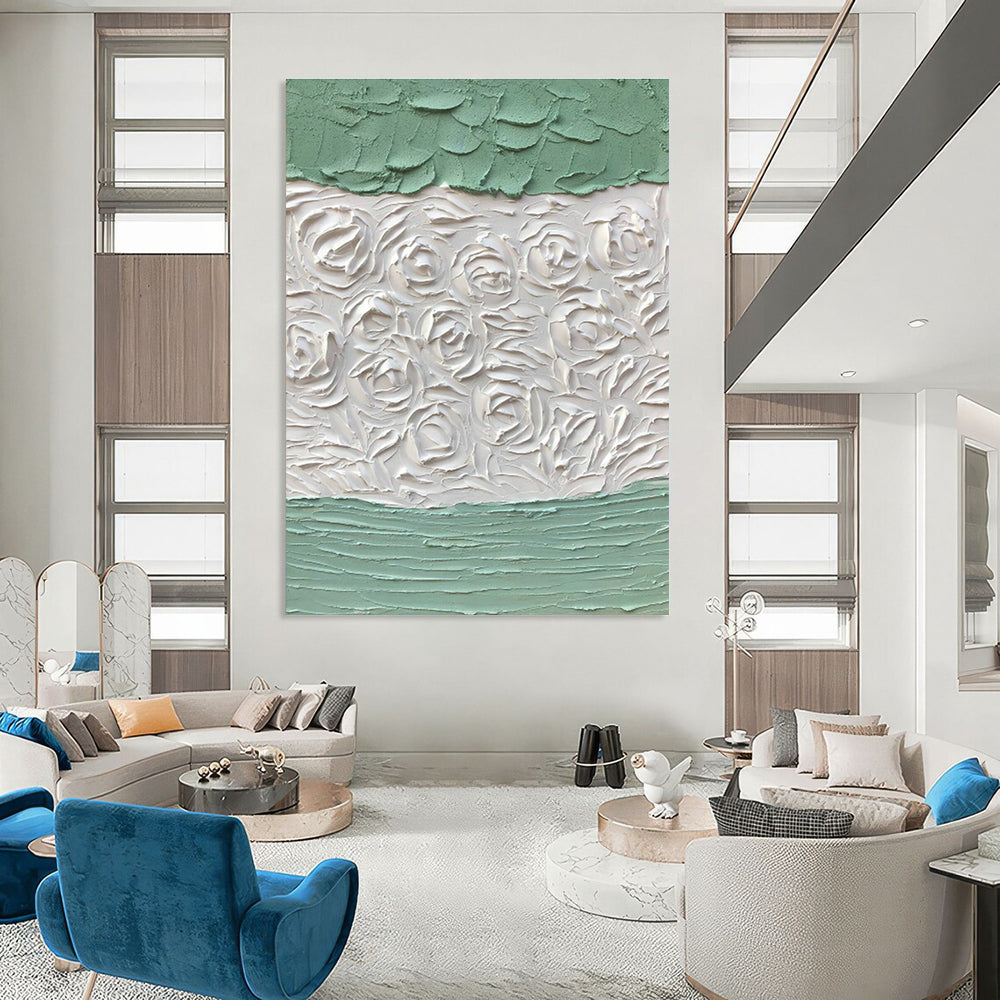 Hand-Painted Large Abstract Canvas for Living Room & Bedroom DLZ1276