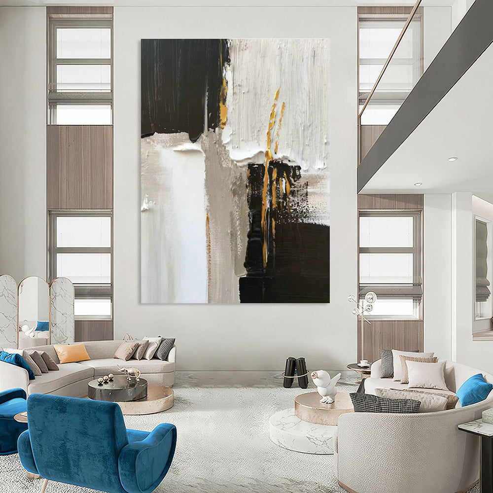Massive Custom Abstract Paintings for Dining Room Banquet Halls and Office Breakout Lounges DLZ0798