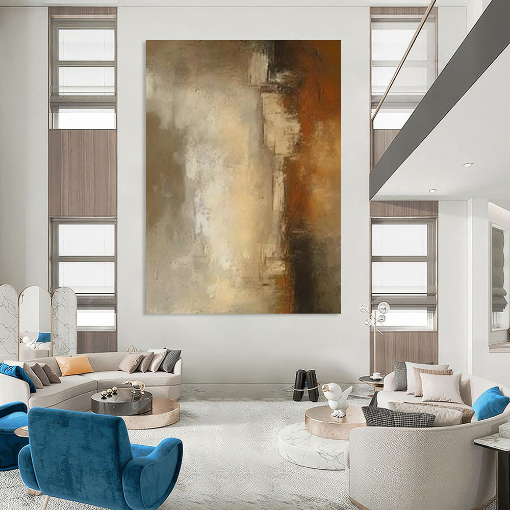 Hand-Crafted Abstract Painting for Entryway and Hallway DLZ1440