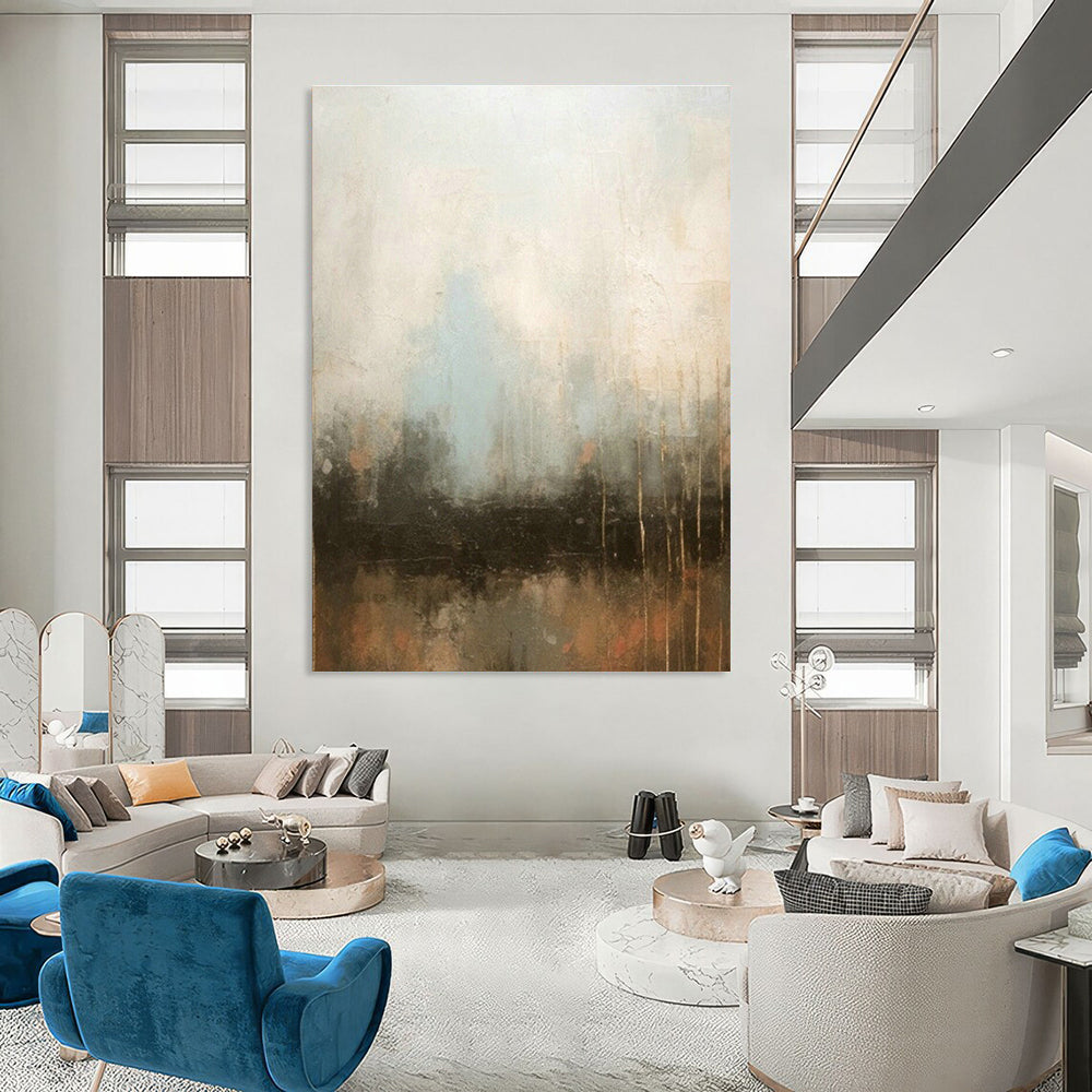 Stupendous - Reach Hand - Painted Abstract Paintings for Office Break Room Kitchenettes & Bedroom Balcony Retreats DLZ0745