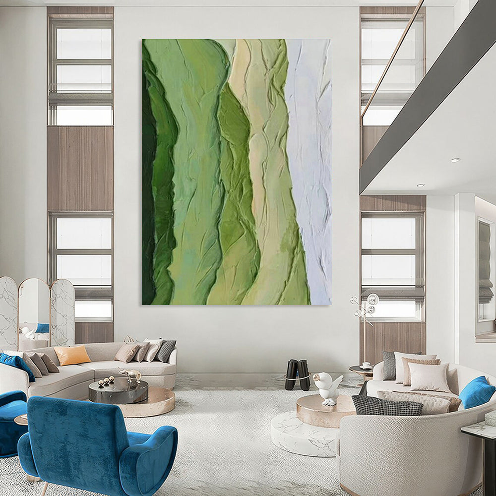 Customizable Handmade Abstract Wall Art for Dining Room and Hallway DLZ1479