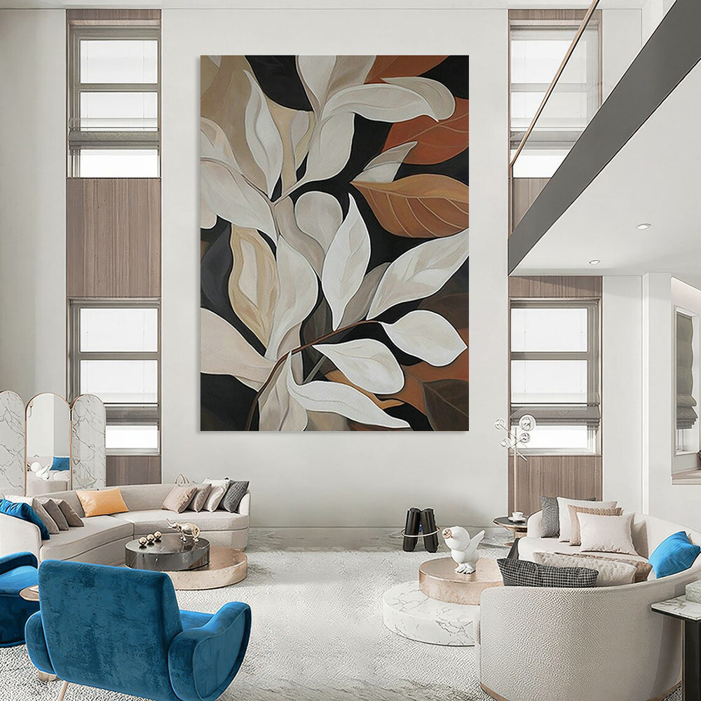 Large Custom Handmade Abstract Wall Art for Hallway and Dining Room DLZ1512