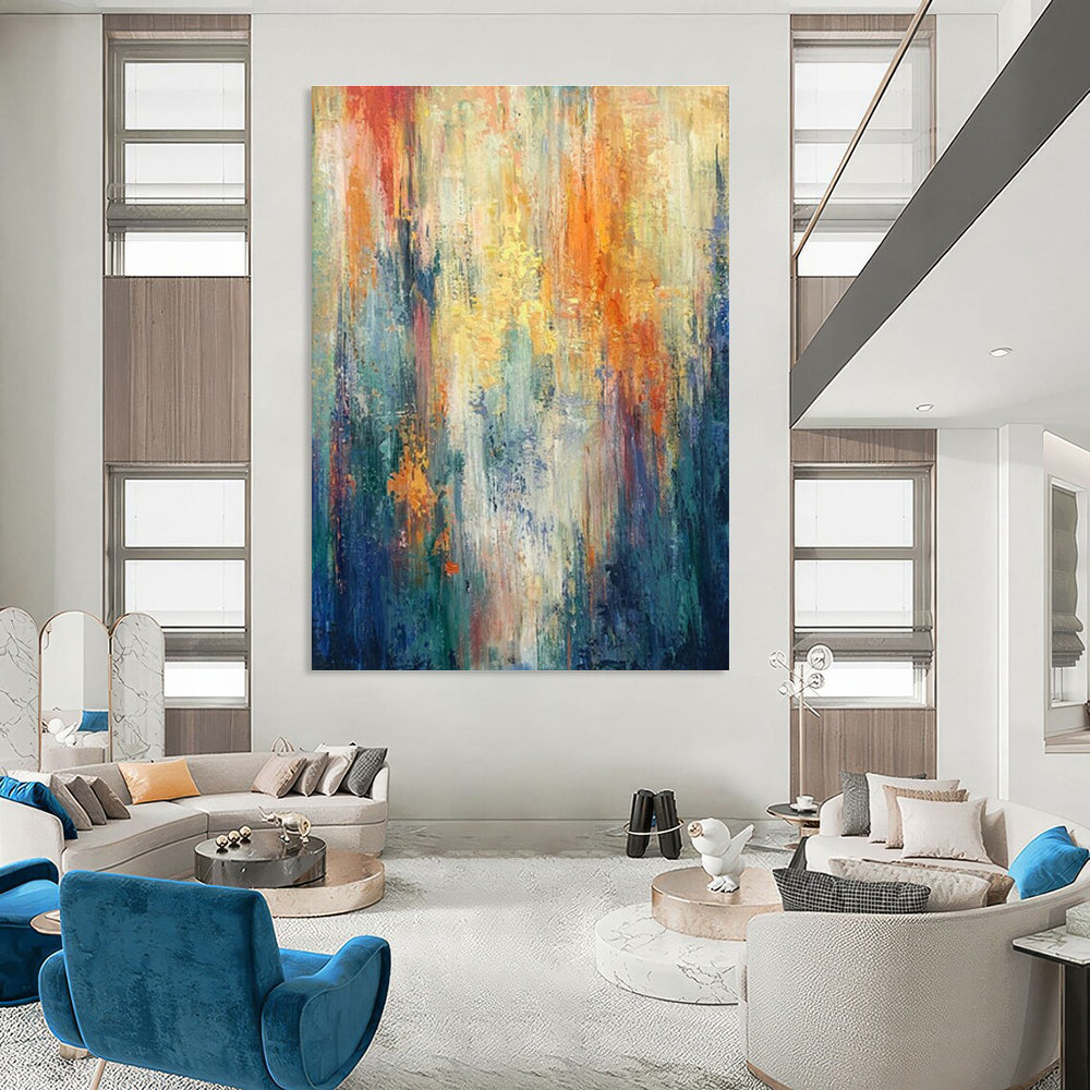 Abstract Hand - Painted Art for Entryway and Hallway DLZ0632