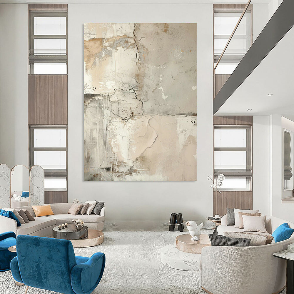 Immense Custom-Made Abstract Wall Decor for Cottage Office & Entryway DLZ1258