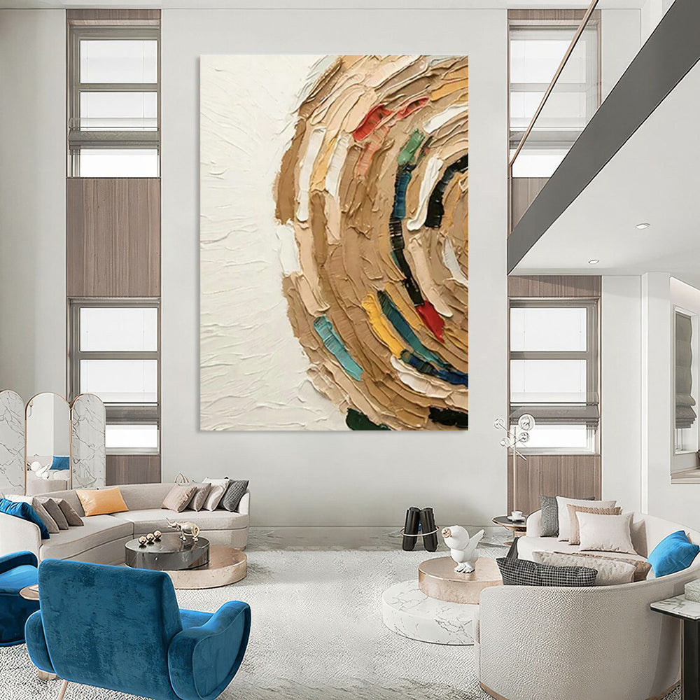 Hand - Painted Extra Large Abstract Art for Living Room & Cottage Dining Room DLZ1125